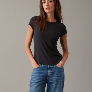 AE | Soft & Sexy | Rib | Tee | BLK